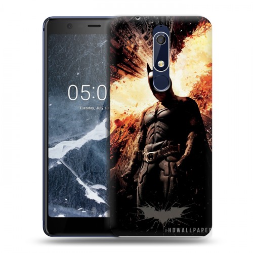 Дизайнерский пластиковый чехол для Nokia 5.1 Бетмэн