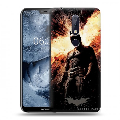 Дизайнерский пластиковый чехол для Nokia 6.1 Plus Бетмэн