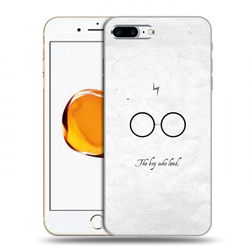 Дизайнерский силиконовый чехол для Iphone 7 Plus / 8 Plus Гарри поттер
