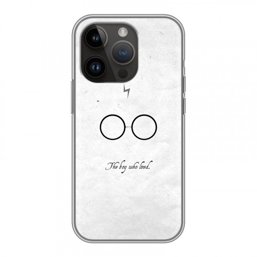 Дизайнерский силиконовый чехол для Iphone 14 Pro Гарри поттер