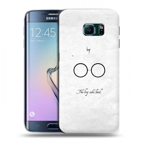 Дизайнерский пластиковый чехол для Samsung Galaxy S6 Edge Гарри поттер