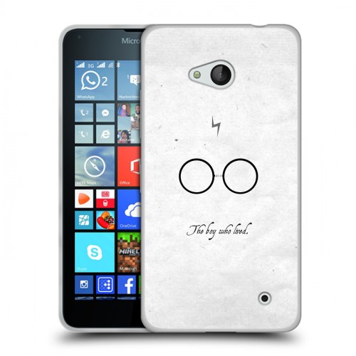 Дизайнерский пластиковый чехол для Microsoft Lumia 640 Гарри поттер