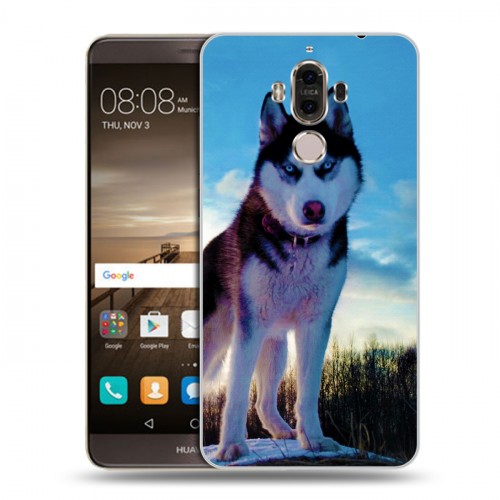 Дизайнерский пластиковый чехол для Huawei Mate 9 Собаки