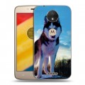 Дизайнерский силиконовый чехол для Motorola Moto C Собаки