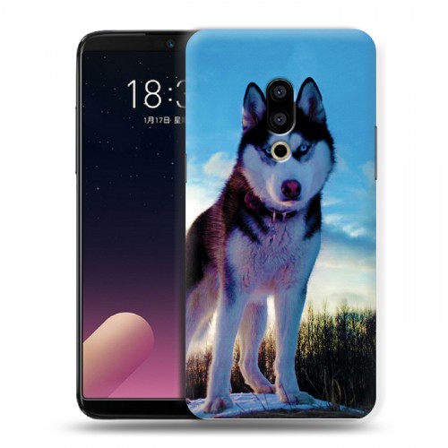 Дизайнерский силиконовый чехол для Meizu 15 Plus Собаки
