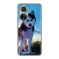 Дизайнерский силиконовый с усиленными углами чехол для Huawei Honor 50 Собаки