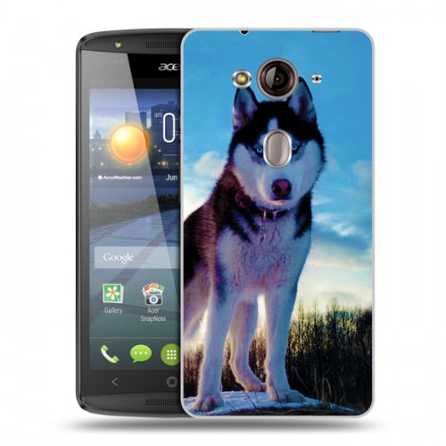 Дизайнерский пластиковый чехол для Acer Liquid E3 Собаки