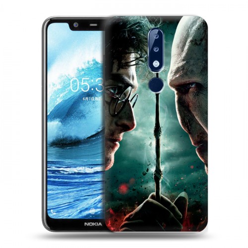 Дизайнерский пластиковый чехол для Nokia 5.1 Plus Гарри поттер