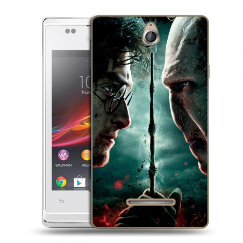 Дизайнерский пластиковый чехол для Sony Xperia E Гарри поттер