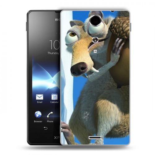 Дизайнерский пластиковый чехол для Sony Xperia TX Ледниковый период