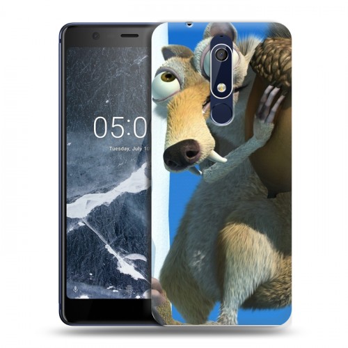 Дизайнерский пластиковый чехол для Nokia 5.1 Ледниковый период