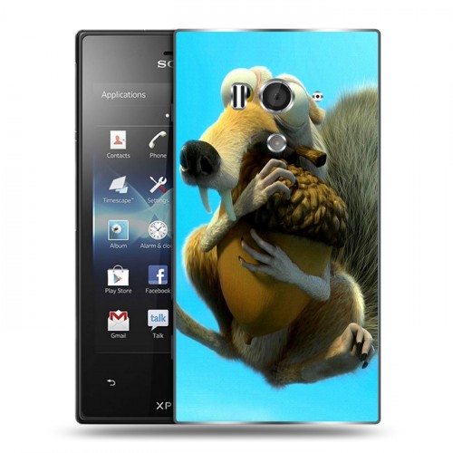 Дизайнерский пластиковый чехол для Sony Xperia acro S Ледниковый период