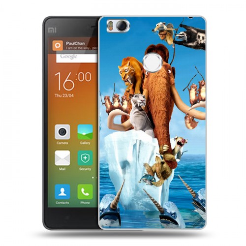 Дизайнерский силиконовый чехол для Xiaomi Mi4S Ледниковый период