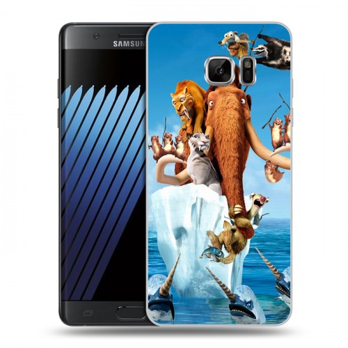 Дизайнерский пластиковый чехол для Samsung Galaxy Note 7 Ледниковый период