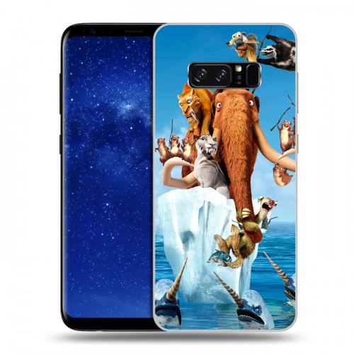 Дизайнерский силиконовый чехол для Samsung Galaxy Note 8 Ледниковый период
