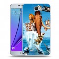 Дизайнерский пластиковый чехол для Samsung Galaxy Note 2 Ледниковый период