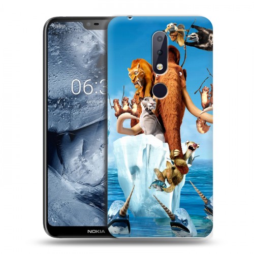 Дизайнерский пластиковый чехол для Nokia 6.1 Plus Ледниковый период