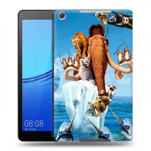 Дизайнерский силиконовый чехол для Huawei MediaPad M5 lite 8 Ледниковый период