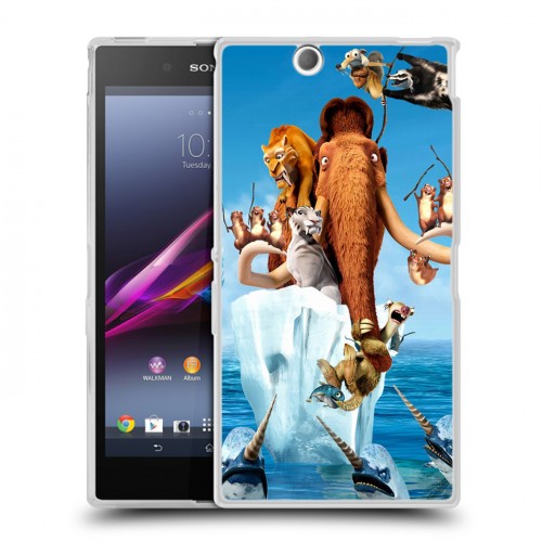 Дизайнерский пластиковый чехол для Sony Xperia Z Ultra  Ледниковый период