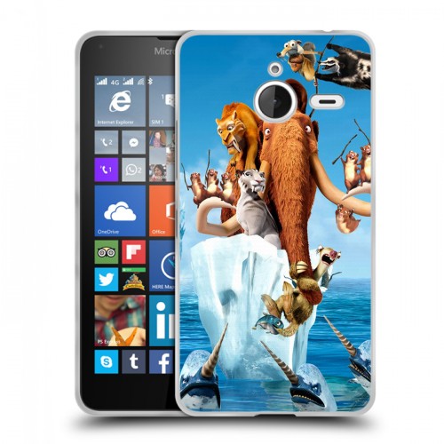 Дизайнерский пластиковый чехол для Microsoft Lumia 640 XL Ледниковый период