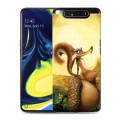 Дизайнерский пластиковый чехол для Samsung Galaxy A80 Ледниковый период