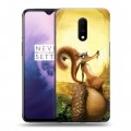 Дизайнерский пластиковый чехол для OnePlus 7 Ледниковый период