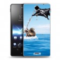 Дизайнерский пластиковый чехол для Sony Xperia TX Ледниковый период