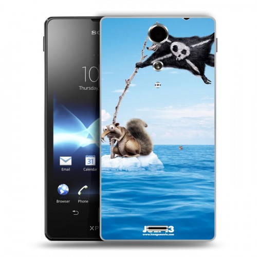 Дизайнерский пластиковый чехол для Sony Xperia TX Ледниковый период