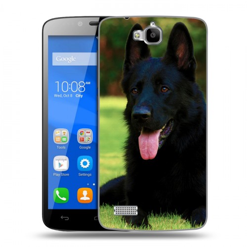 Дизайнерский пластиковый чехол для Huawei Honor 3C Lite Собаки