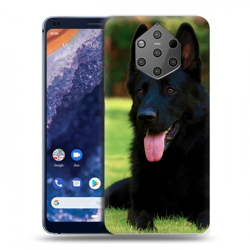 Дизайнерский силиконовый чехол для Nokia 9 PureView Собаки