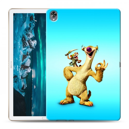 Дизайнерский силиконовый чехол для Huawei MediaPad M6 10.8 Ледниковый период