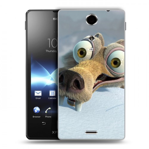 Дизайнерский пластиковый чехол для Sony Xperia TX Ледниковый период