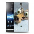 Дизайнерский пластиковый чехол для Sony Xperia S Ледниковый период