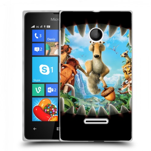 Дизайнерский пластиковый чехол для Microsoft Lumia 435 Ледниковый период