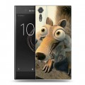 Дизайнерский пластиковый чехол для Sony Xperia XZs Ледниковый период