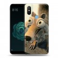 Дизайнерский силиконовый чехол для Xiaomi Mi A2 Ледниковый период