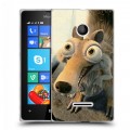 Дизайнерский пластиковый чехол для Microsoft Lumia 435 Ледниковый период