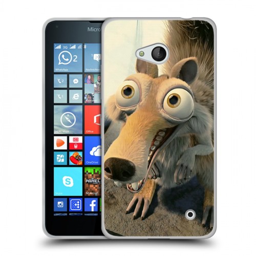 Дизайнерский пластиковый чехол для Microsoft Lumia 640 Ледниковый период