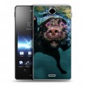 Дизайнерский пластиковый чехол для Sony Xperia TX Собаки