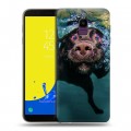 Дизайнерский пластиковый чехол для Samsung Galaxy J6 Собаки