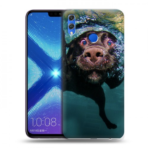Дизайнерский силиконовый чехол для Huawei Honor 8X Собаки
