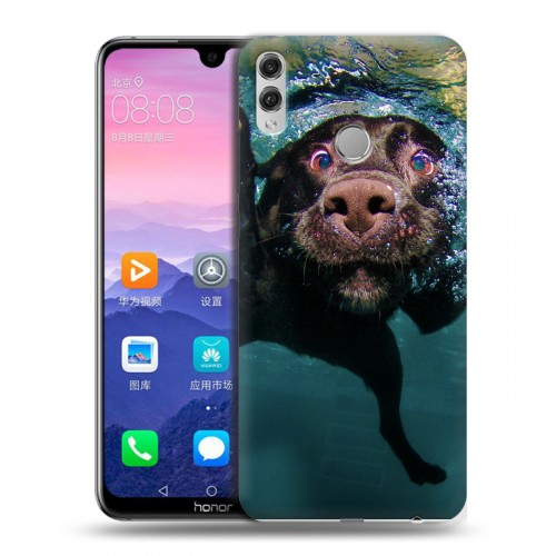 Дизайнерский пластиковый чехол для Huawei Honor 8X Max Собаки