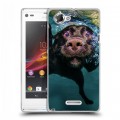 Дизайнерский пластиковый чехол для Sony Xperia L Собаки