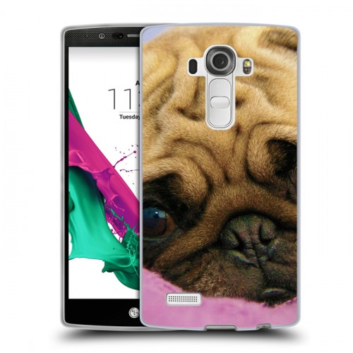 Дизайнерский силиконовый чехол для LG G4 Собаки
