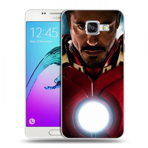 Дизайнерский силиконовый чехол для Samsung Galaxy A5 (2016) Железный человек