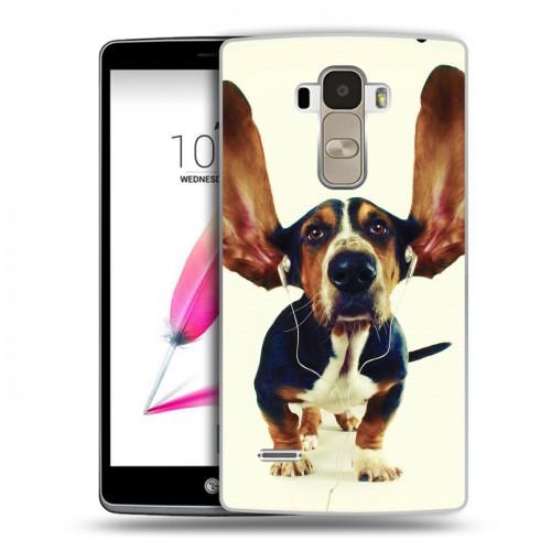 Дизайнерский силиконовый чехол для LG G4 Stylus Собаки