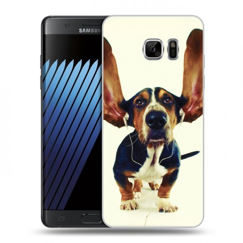 Дизайнерский пластиковый чехол для Samsung Galaxy Note 7 Собаки
