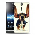 Дизайнерский пластиковый чехол для Sony Xperia S Собаки