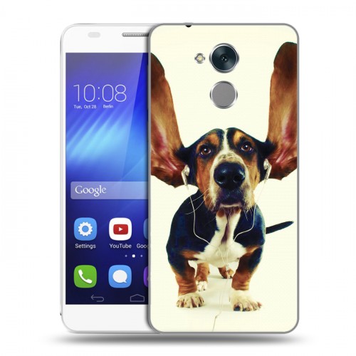 Дизайнерский пластиковый чехол для Huawei Honor 6C Собаки