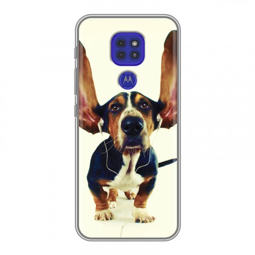 Дизайнерский силиконовый чехол для Motorola Moto G9 Play Собаки